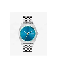 Nixon Time Teller Silver & Byron Blue Analog Watch