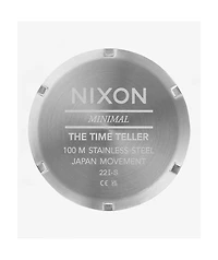 Nixon Time Teller Silver & Dawn Analog Watch
