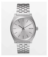 Nixon Time Teller Silver Analog Watch