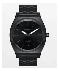 Nixon Time Teller Solar Black & White Watch