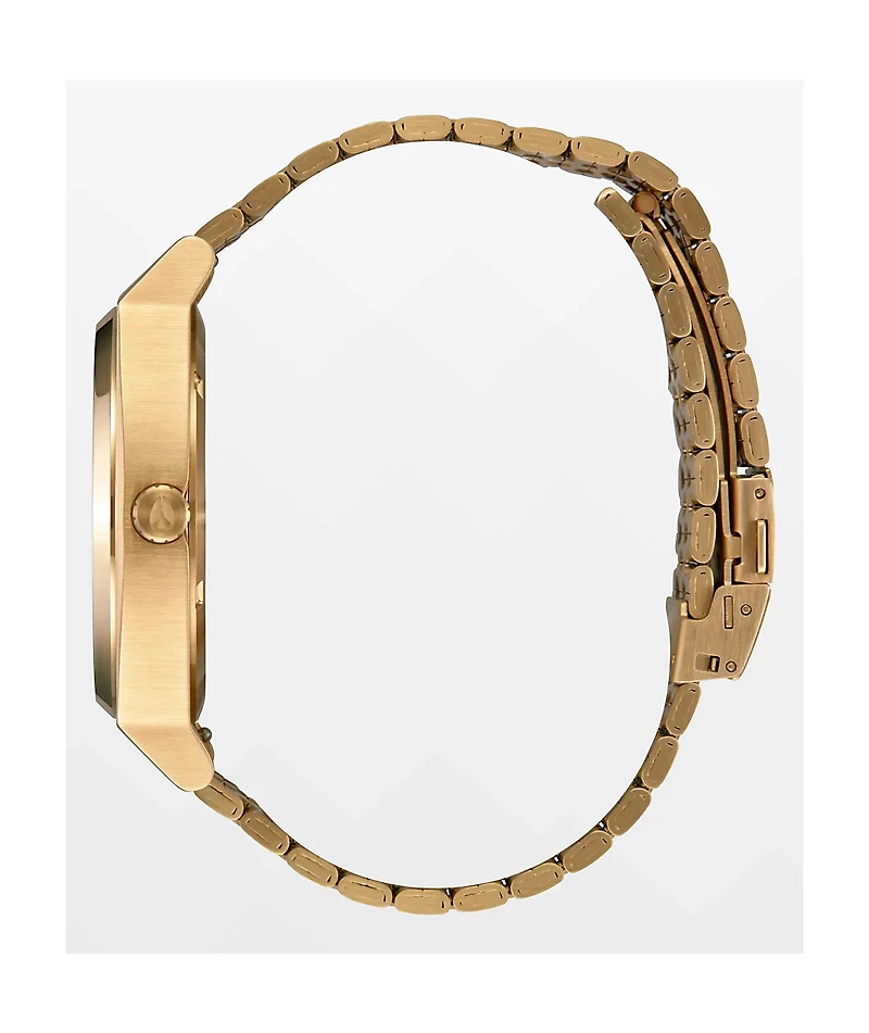 Nixon Time Teller Solar Gold & Black Analog Watch