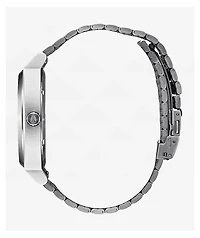 Nixon Time Teller Solar Silver & Salmon Analog Watch