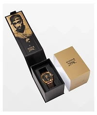 Nixon x 2PAC Rose Time Teller Gold & Black Analog Watch