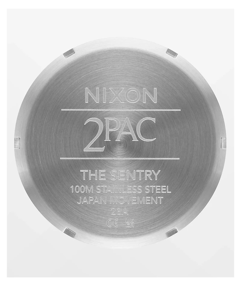 Nixon x 2PAC Sentry SS Gold & Silver Analog Watch
