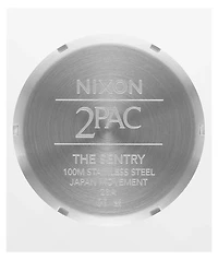 Nixon x 2PAC Sentry SS Gold & Silver Analog Watch