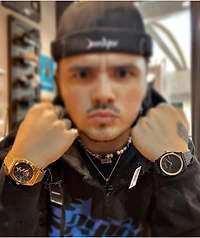 Nixon x 2PAC Time Teller Black & Gold Analog Watch