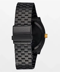 Nixon x 2PAC Time Teller Black & Gold Analog Watch
