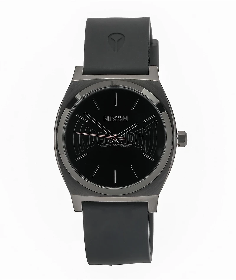 Nixon x Independent Time Teller Black Analog Watch