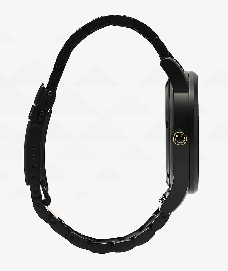 Nixon x Nirvana Sentry Wobble Black Analog Watch