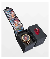 Nixon x The Rolling Stones 51-30 Gold Analog Watch