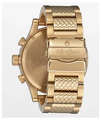 Nixon x The Rolling Stones 51-30 Gold Analog Watch