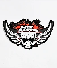No Fear Flying Skull Sticker