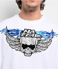 No Fear Skull Wings White T-Shirt