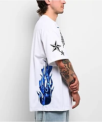 No Fear Skull Wings White T-Shirt