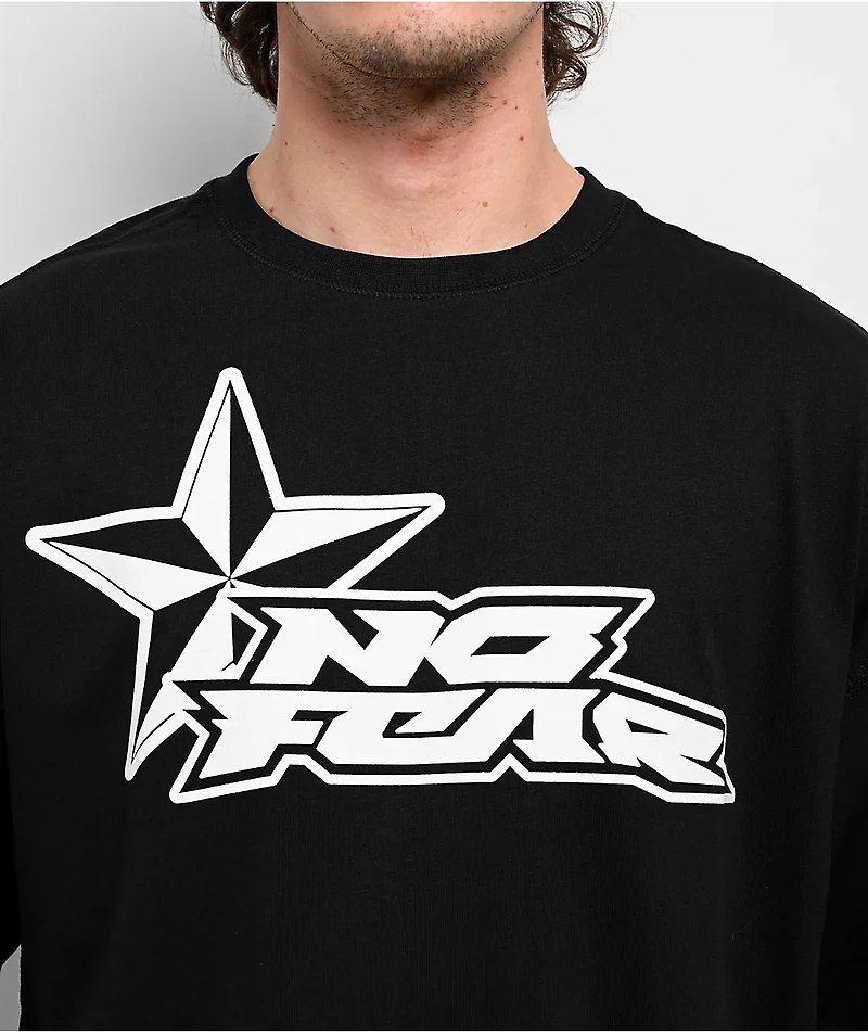 No Fear Star Black T-Shirt