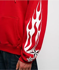 No Fear Star Red Hoodie