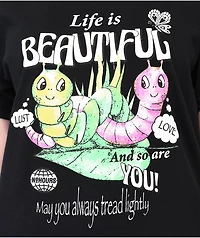 NoHours Beautiful Black T-Shirt