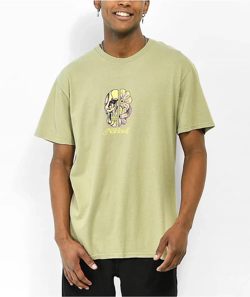 NoHours Beholders Khaki T-Shirt