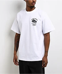 NoHours Body Shop White T-Shirt