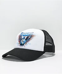 NoHours Chains Black & White Trucker Hat