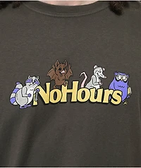 NoHours Creatures Charcoal T-Shirt