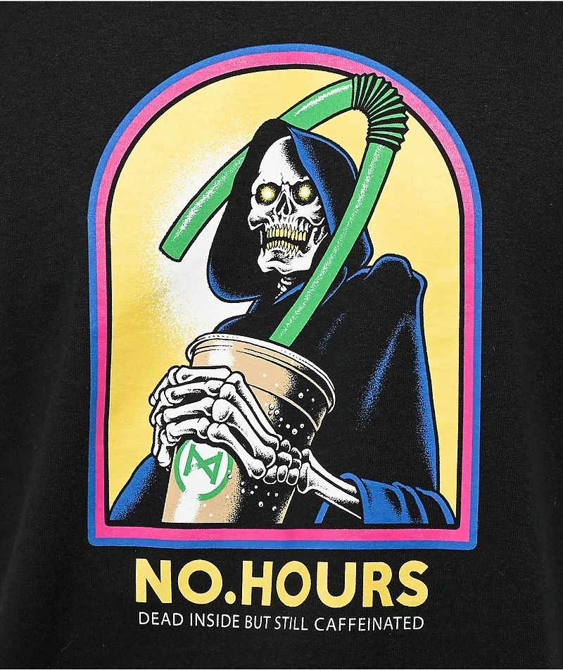 NoHours Dead Inside Black T-Shirt