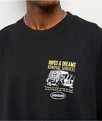 NoHours Dump Truck Black T-Shirt