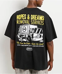 NoHours Dump Truck Black T-Shirt