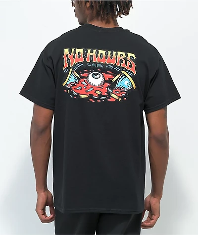 NoHours Eye Burn Black T-Shirt