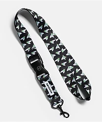 NoHours Fly Paper Black Lanyard