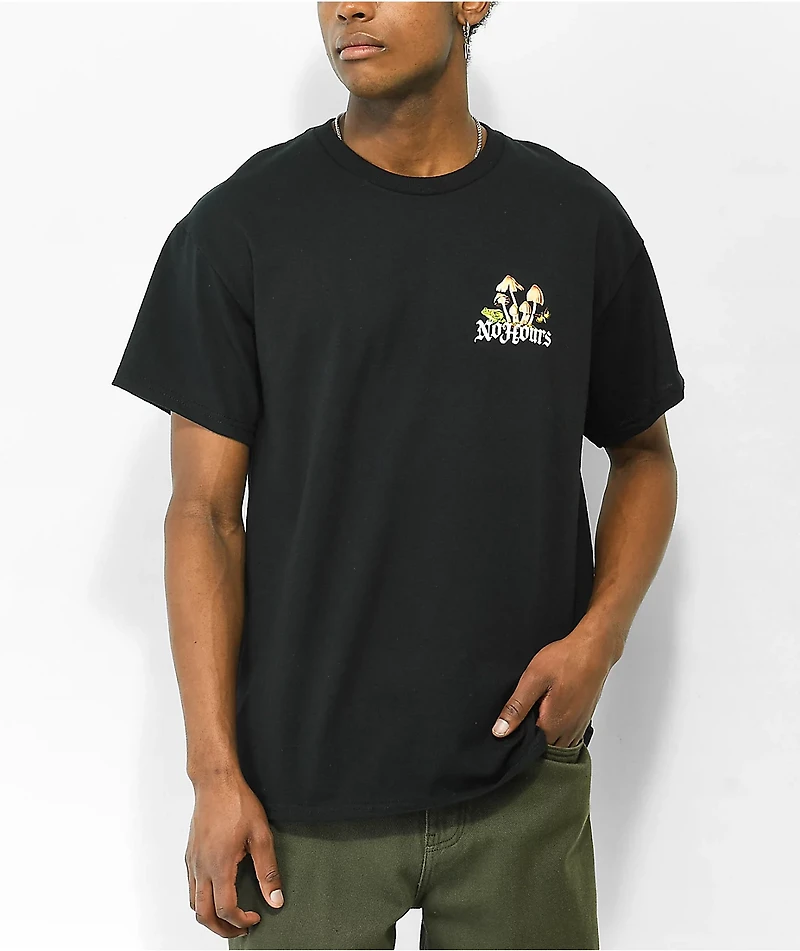 NoHours Get Lost Black T-Shirt