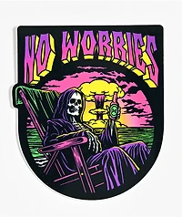 NoHours No Worries Sticker