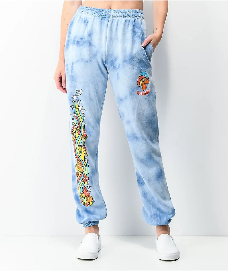 NoHours Passion Blue Tie Dye Sweatpants