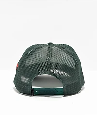 NoHours Relax Green & White Trucker Hat
