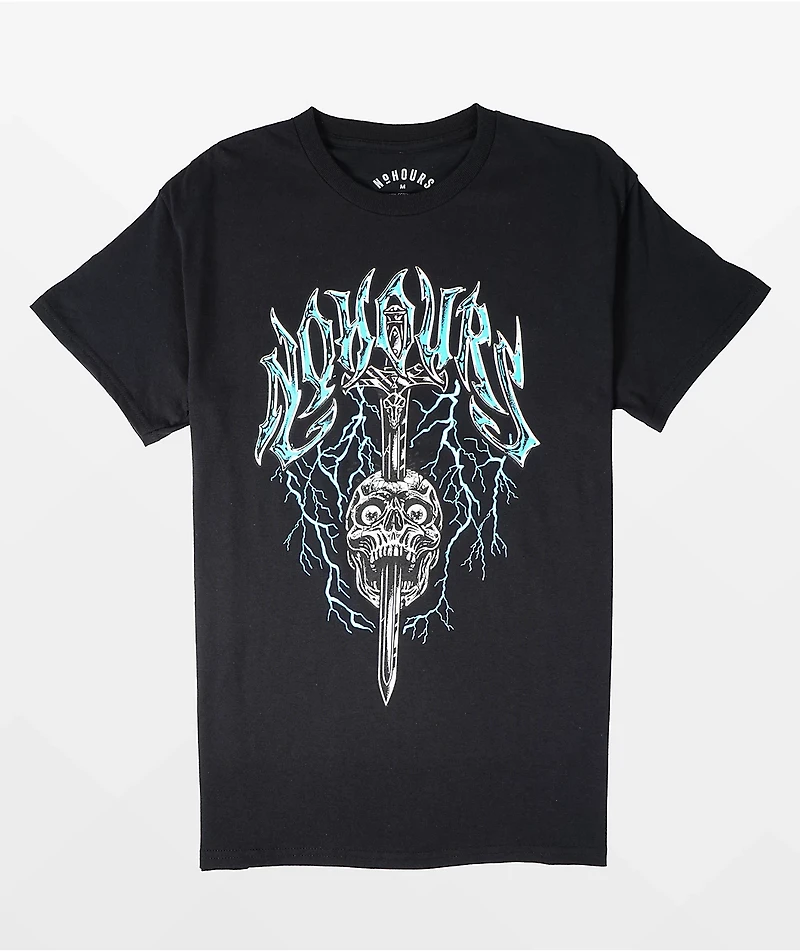 NoHours Silence Black T-Shirt