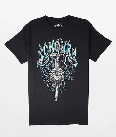 NoHours Silence Black T-Shirt