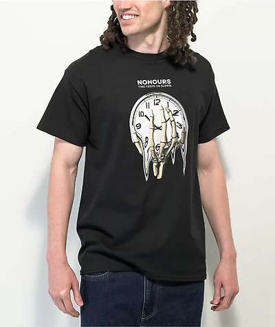 NoHours Slippin Black T-Shirt