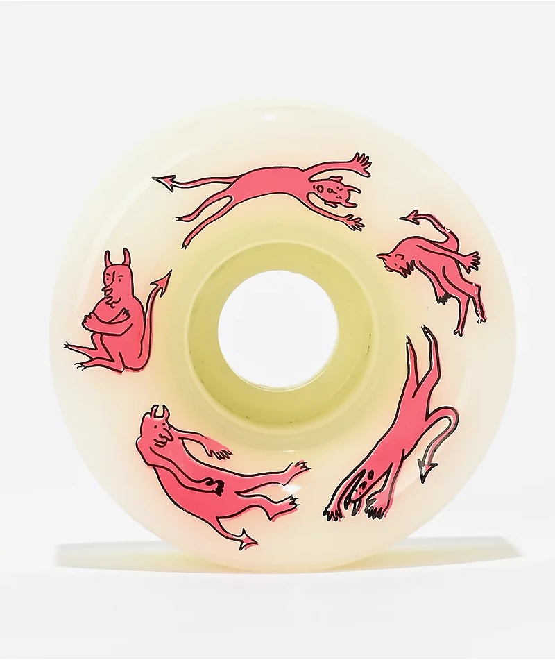 OJ Boserio Little Devils 55mm 99a White Skateboard Wheels