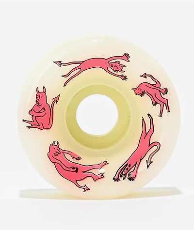 OJ Boserio Little Devils 55mm 99a White Skateboard Wheels