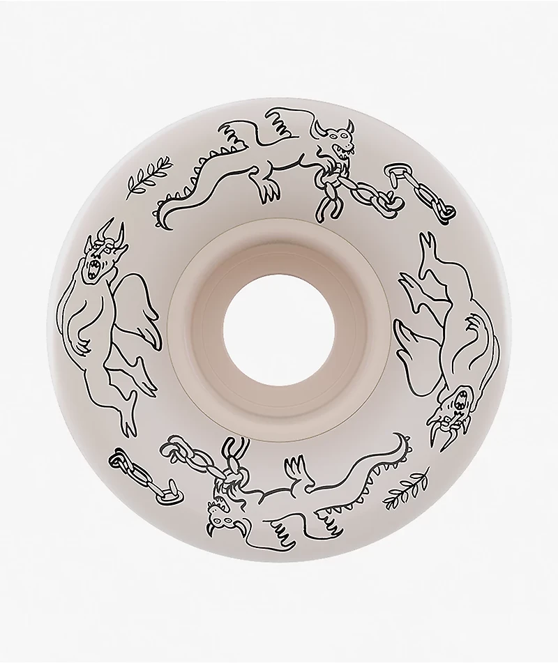 OJ Boserio Mini Super Juice Heavy Devils 55mm 99a White Skateboard Wheels