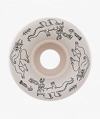 OJ Boserio Mini Super Juice Heavy Devils 55mm 99a White Skateboard Wheels