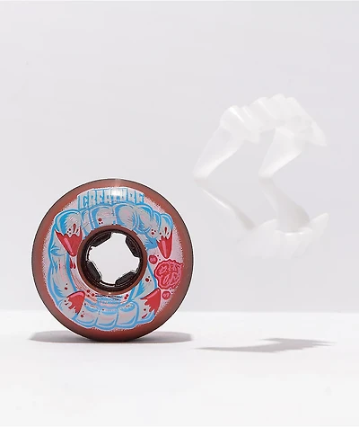 OJ Curbsucker Blood 56mm 97a Red & Black Skateboard Wheels