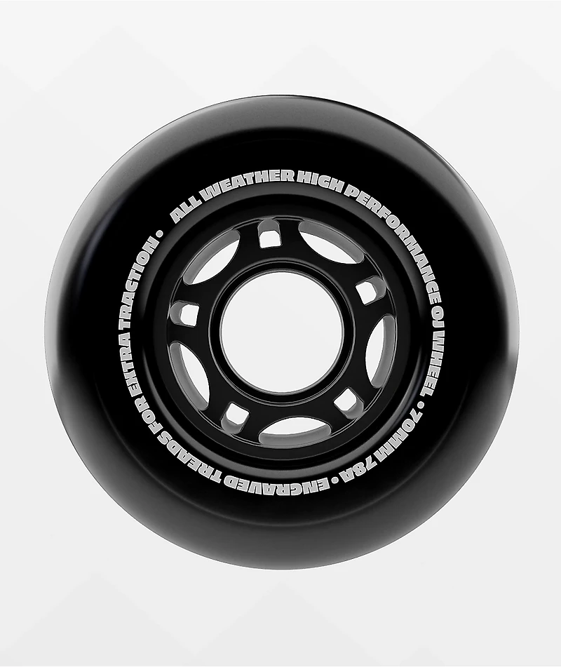OJ Dirt Tires Thunder Juice 70mm 78a Black Cruiser Skateboard Wheels