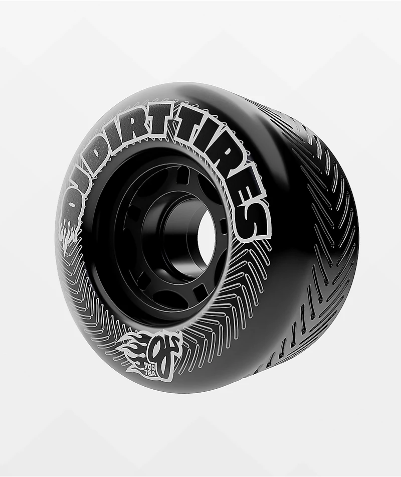OJ Dirt Tires Thunder Juice 70mm 78a Black Cruiser Skateboard Wheels