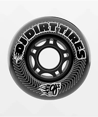 OJ Dirt Tires Thunder Juice 70mm 78a Black Cruiser Skateboard Wheels