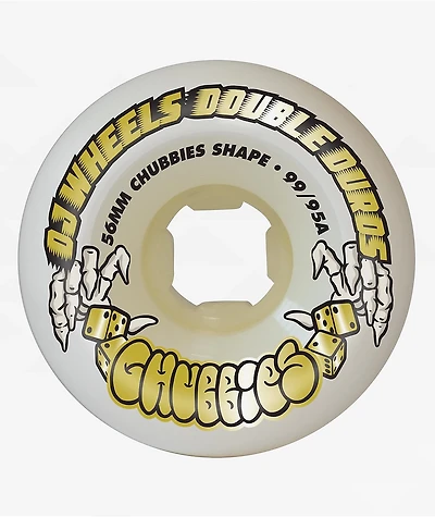 OJ Double Duro Chubbies 56mm 99a & 95a Skateboard Wheels