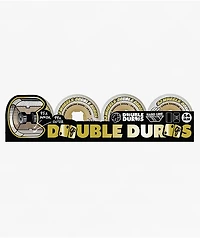 OJ Double Duro Hardline 54mm 99a/95a White & Gum Skateboard Wheels