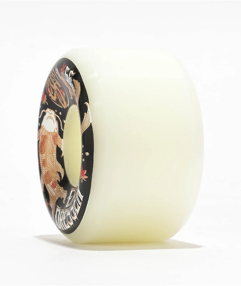 OJ Dressen Koi 56mm 101a White Skateboard Wheels