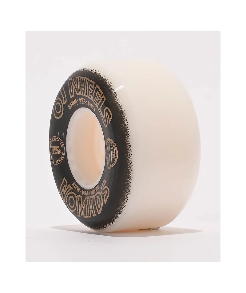 OJ Elite Nomads 53mm 95a White Skateboard Wheels