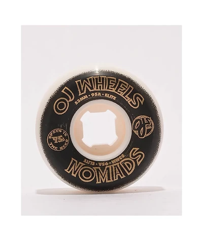 OJ Elite Nomads 53mm 95a White Skateboard Wheels